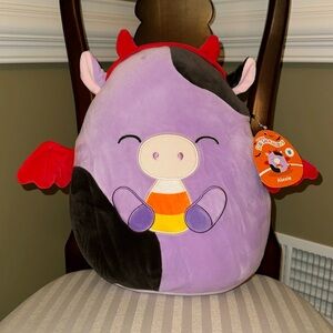 12” Alexie the Cow Devil NWT Squishmallow